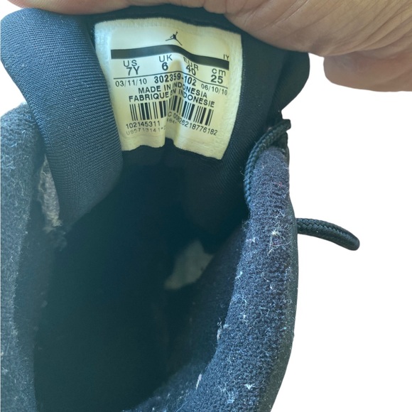 2016 Air Jordan Shoes Retro 9 IX GS OG Space Jam Blk Wht Red 302359 112 Sz 7 Y - Picture 8 of 8